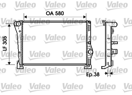 Valeo Radiateur 734364