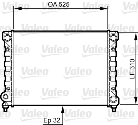 Valeo Radiateur 734415