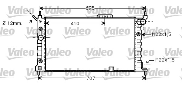 Valeo Radiateur 734429