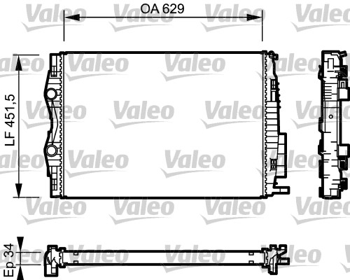 Valeo Radiateur 734438