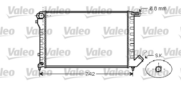 Valeo Radiateur 734456