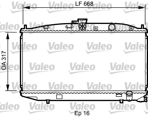 Valeo Radiateur 734623