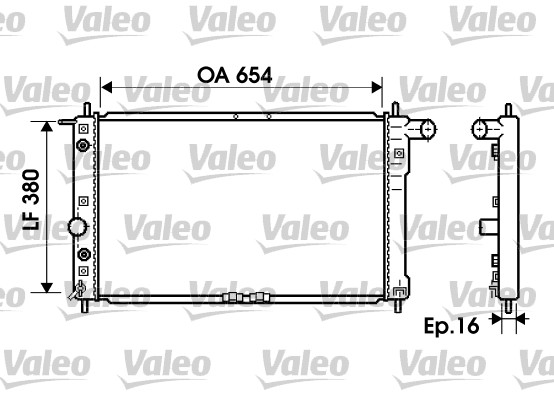 Valeo Radiateur 734764
