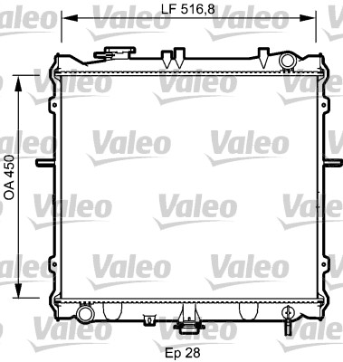 Valeo Radiateur 734788