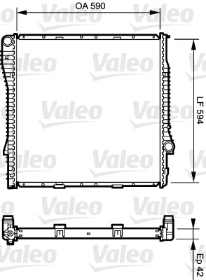 Valeo Radiateur 734894