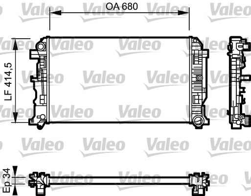 Valeo Radiateur 734928