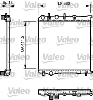 Valeo Radiateur 735125