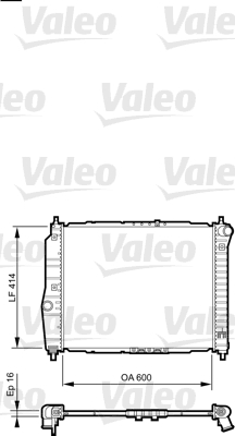 Valeo Radiateur 735158