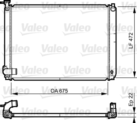 Valeo Radiateur 735571