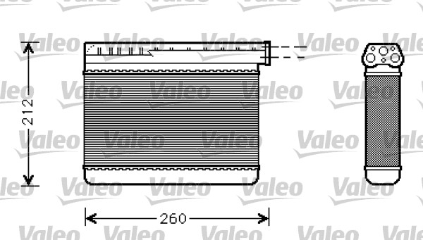 Valeo Kachelradiateur 812240
