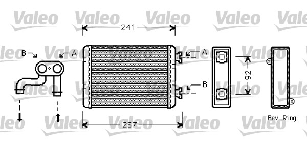 Valeo Kachelradiateur 812360