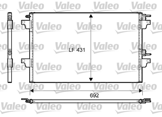 Valeo Airco condensor 814007