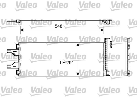 Valeo Airco condensor 814069