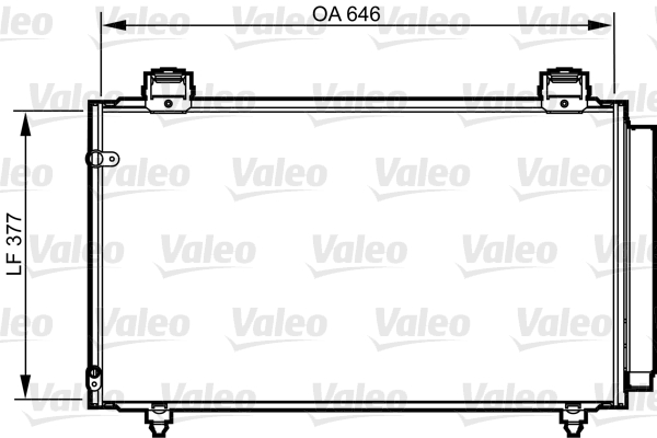 Valeo Airco condensor 814210