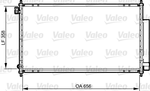 Valeo Airco condensor 814242