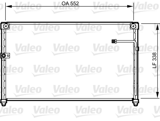 Valeo Airco condensor 814251