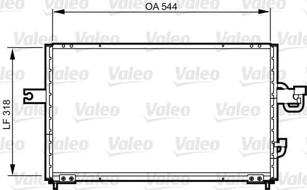 Valeo Airco condensor 814255