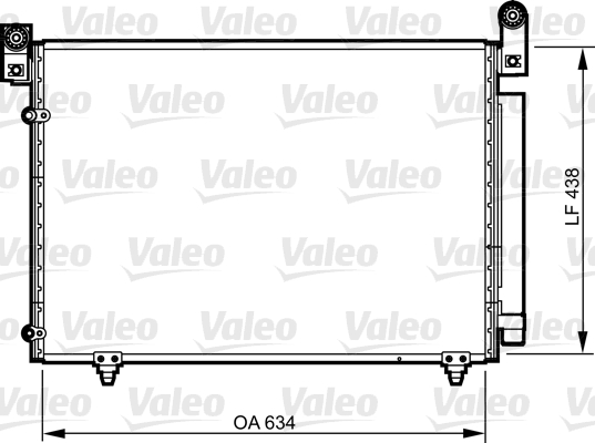 Valeo Airco condensor 814266