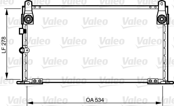 Valeo Airco condensor 814269