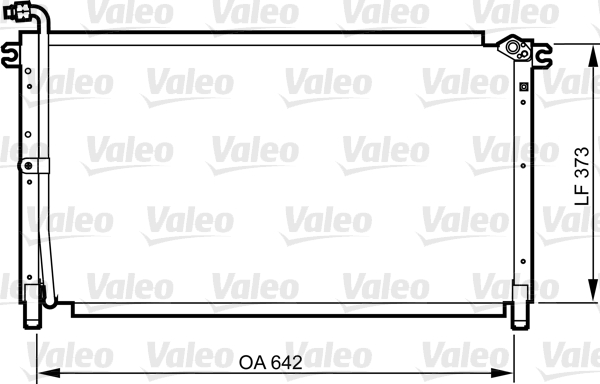 Valeo Airco condensor 814284