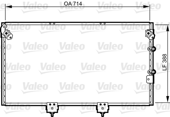 Valeo Airco condensor 814310