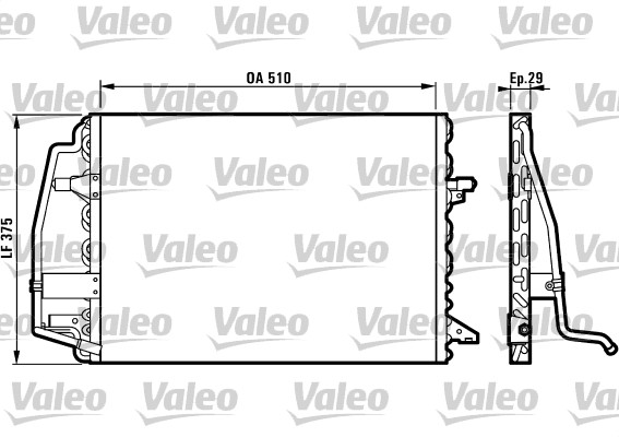 Valeo Airco condensor 816898