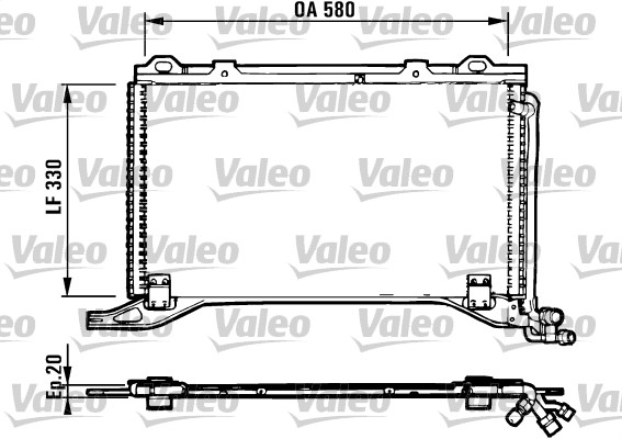 Valeo Airco condensor 816949