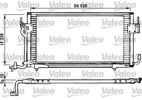 Valeo Airco condensor 816984