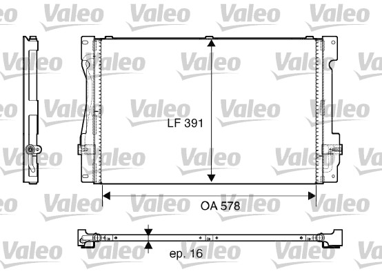 Valeo Airco condensor 817675