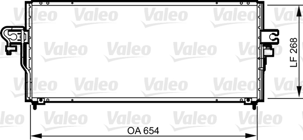 Valeo Airco condensor 817794