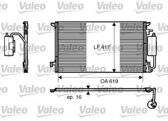 Valeo Airco condensor 817809