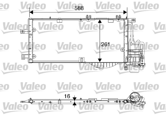 Valeo Airco condensor 817844