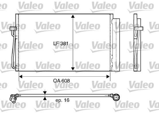 Valeo Airco condensor 817851