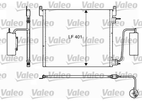 Valeo Airco condensor 817853