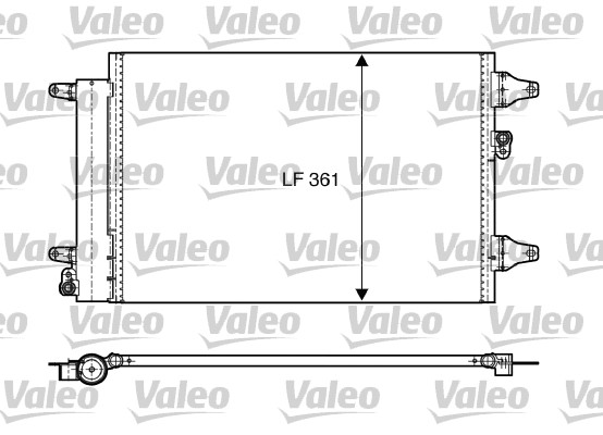 Valeo Airco condensor 818004