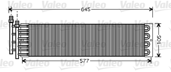 Valeo Airco condensor 818033