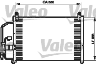 Valeo Airco condensor 818056