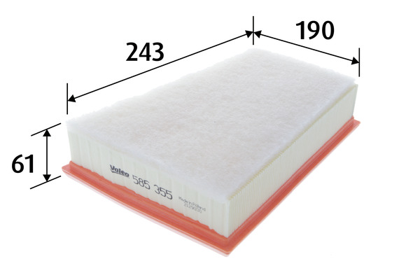 Valeo Luchtfilter 585355