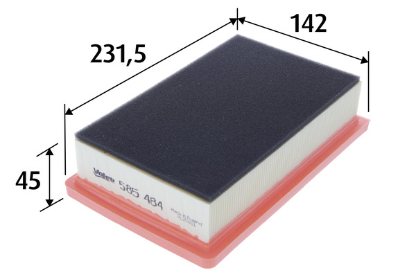 Valeo Luchtfilter 585484