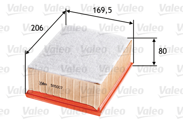 Valeo Luchtfilter 585007