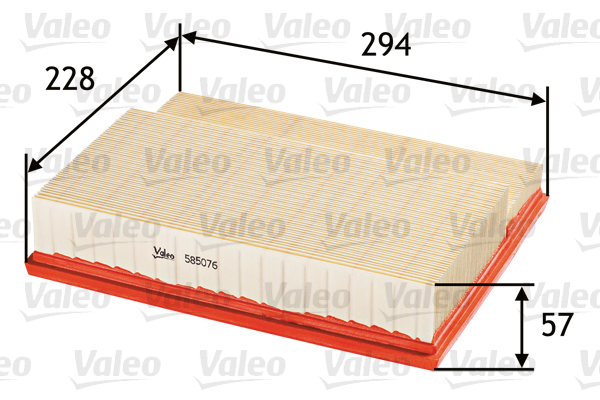 Valeo Luchtfilter 585076