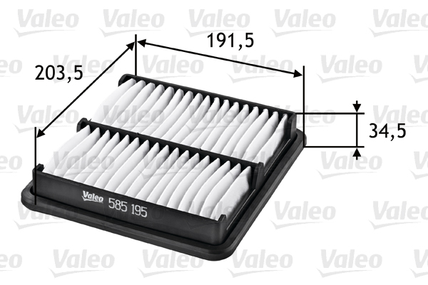 Valeo Luchtfilter 585195