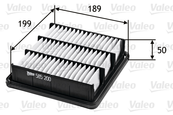 Valeo Luchtfilter 585200