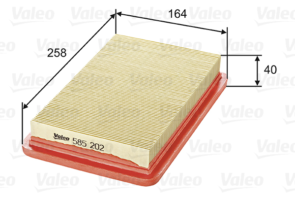 Valeo Luchtfilter 585202