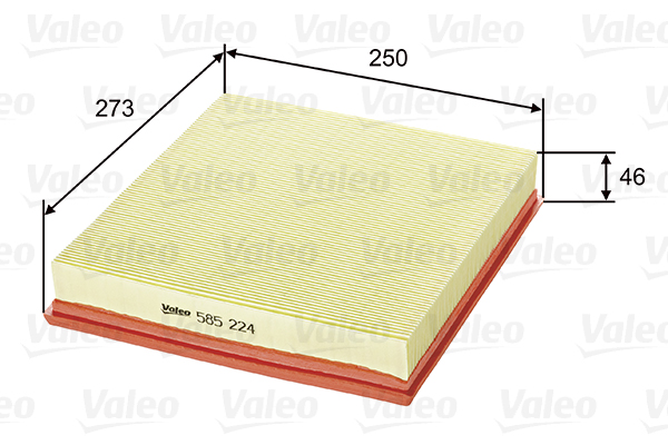 Valeo Luchtfilter 585224