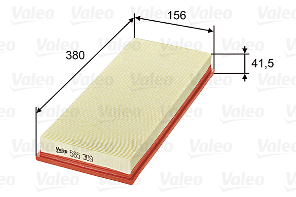 Valeo Luchtfilter 585309