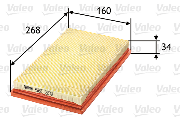 Valeo Luchtfilter 585359