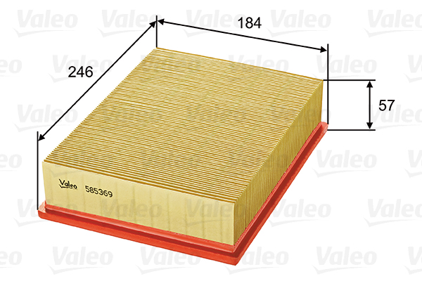 Valeo Luchtfilter 585369