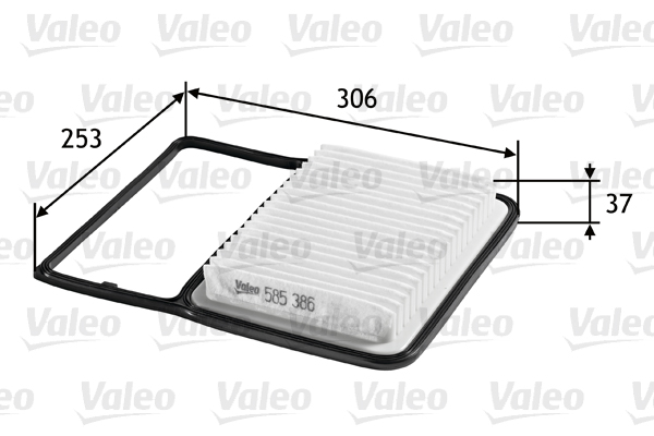Valeo Luchtfilter 585386
