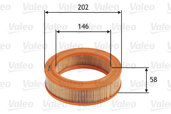 Valeo Luchtfilter 585644